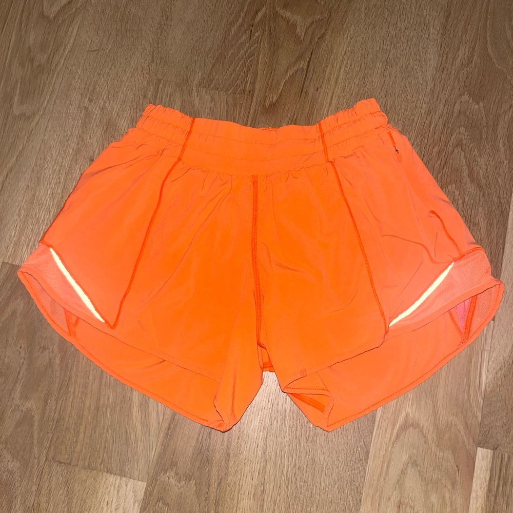 Orange hotty hots low rise size 4 and 4 inch